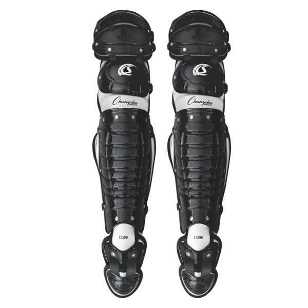 16.5 in. Pro Adult Triple Knee Shinguard, Black