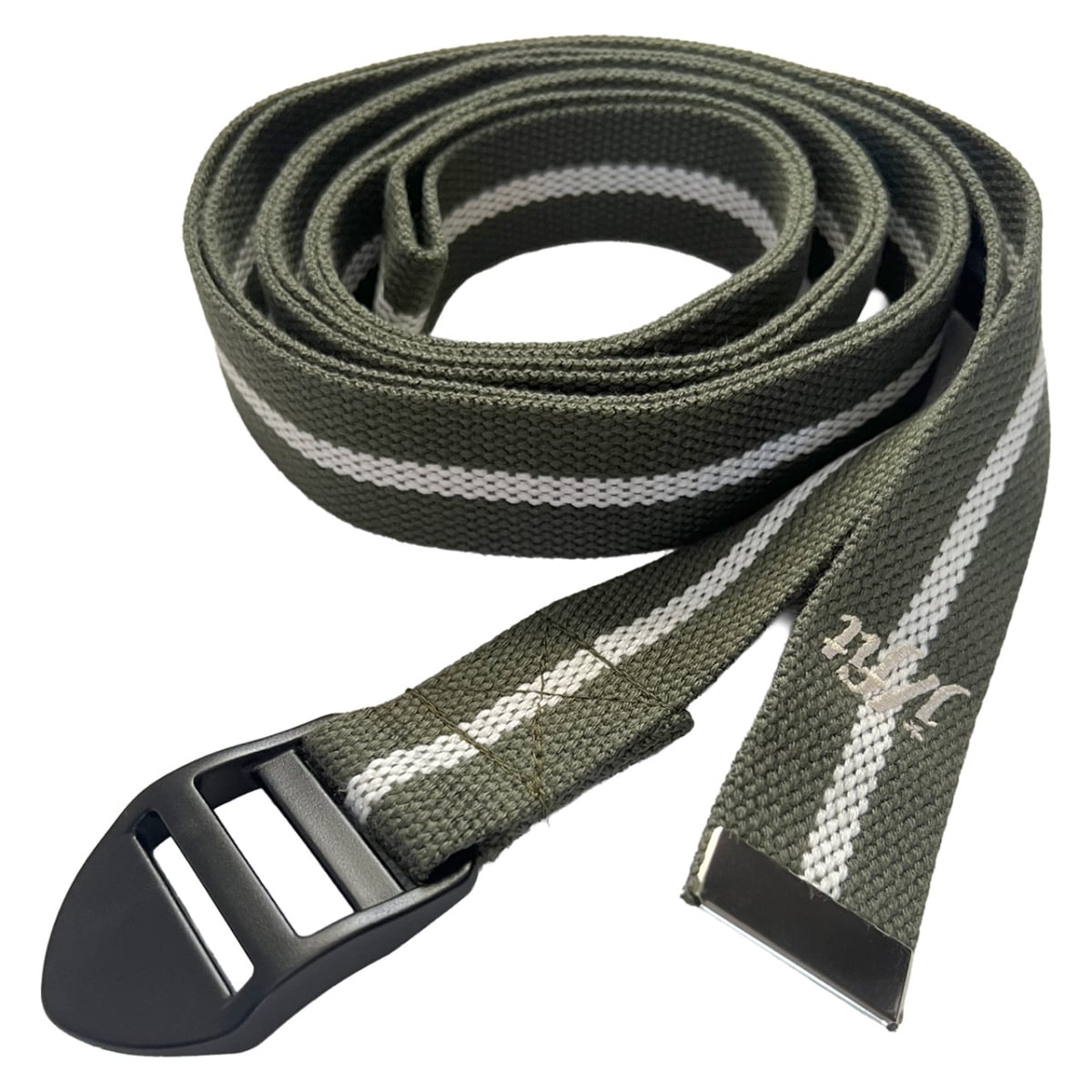 J-YSTRAP10GNWH 40 ft. Yoga Strap, Green White