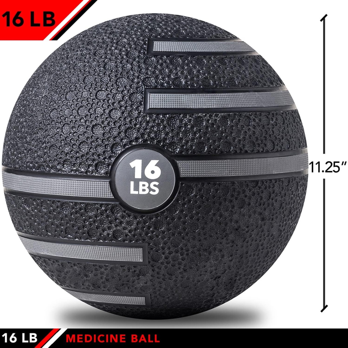 J-MBDT16 16 lbs Medicine Ball with Dual Texture