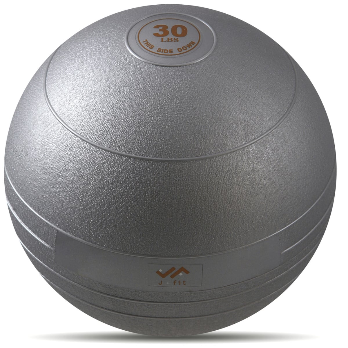 J-SB30SL 30 lbs Slam Ball, Silver