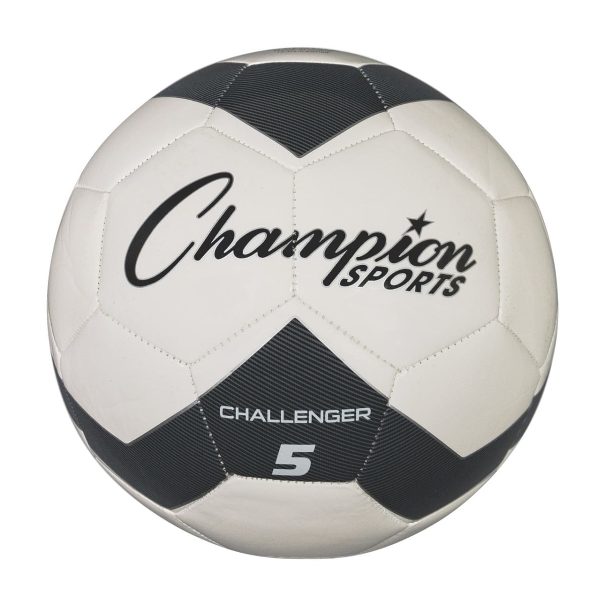 CH5BK Challenger Soccer Ball, Size 5, Black