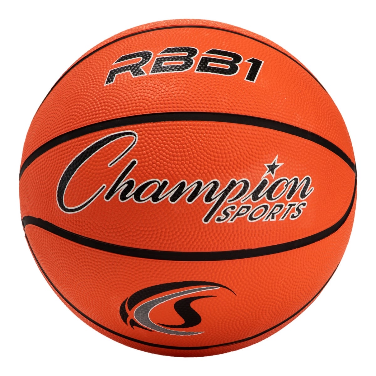 RBB1WH Rubber Basketball - White - Size 7