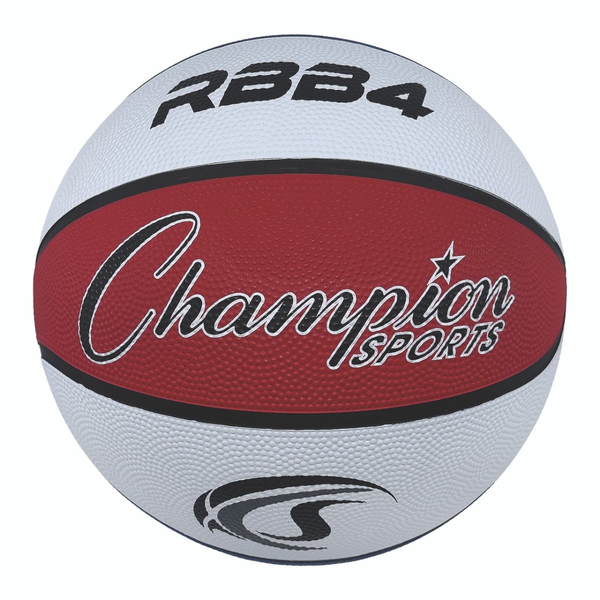RBB4RWB Intermediate Rubber Basketball, Multicolor - Size 6