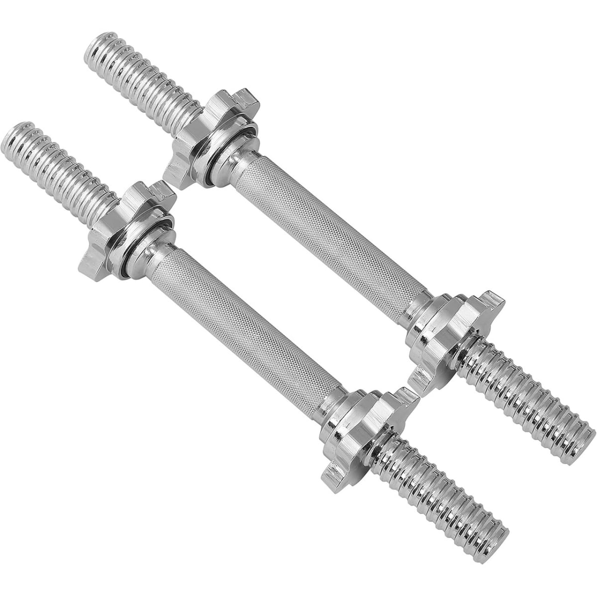 J-DBTHRSET Threaded Dumbbell Handles with Star Collar - Set of 2