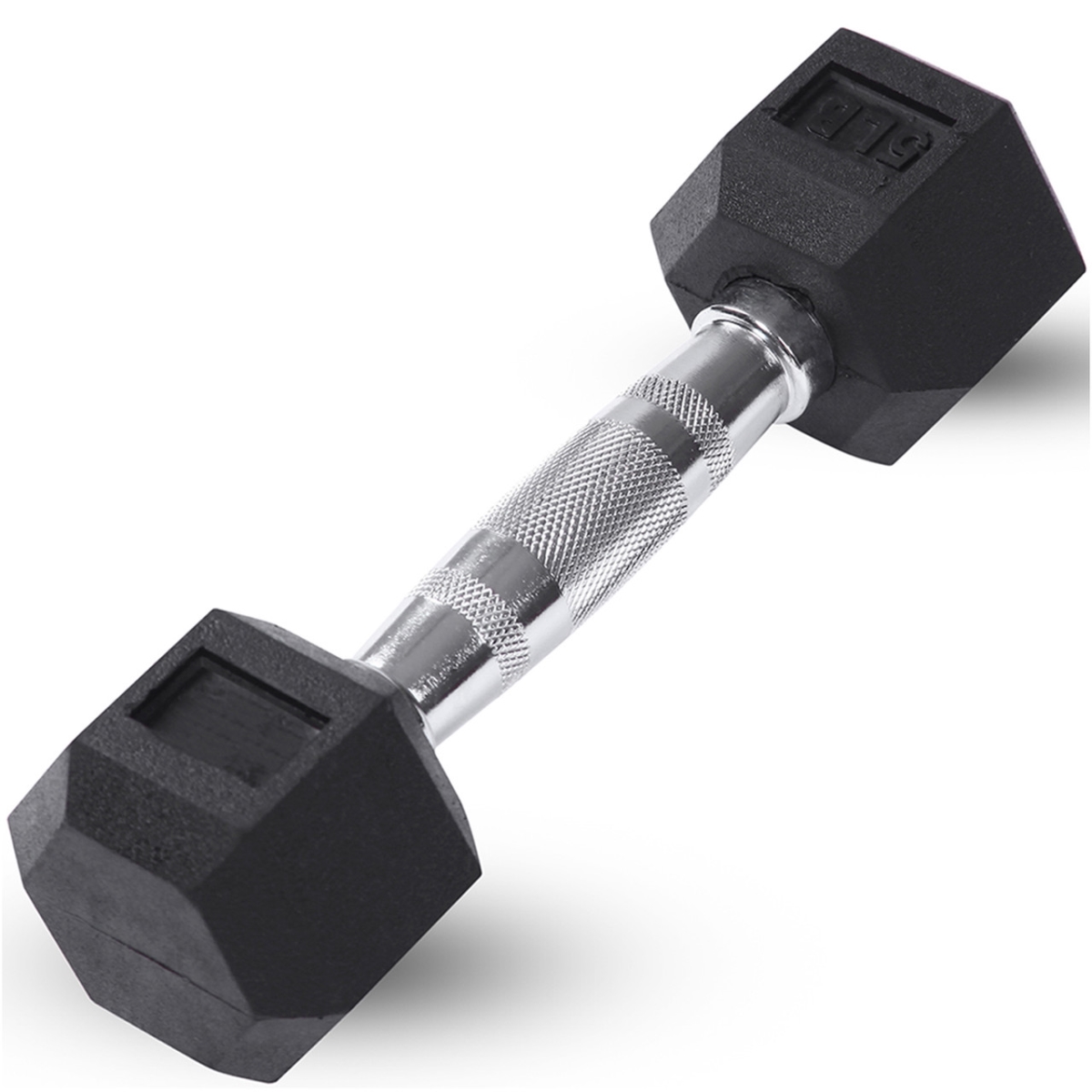 J-RHDB25 25 lbs JFIT Rubber Hex Dumbbell