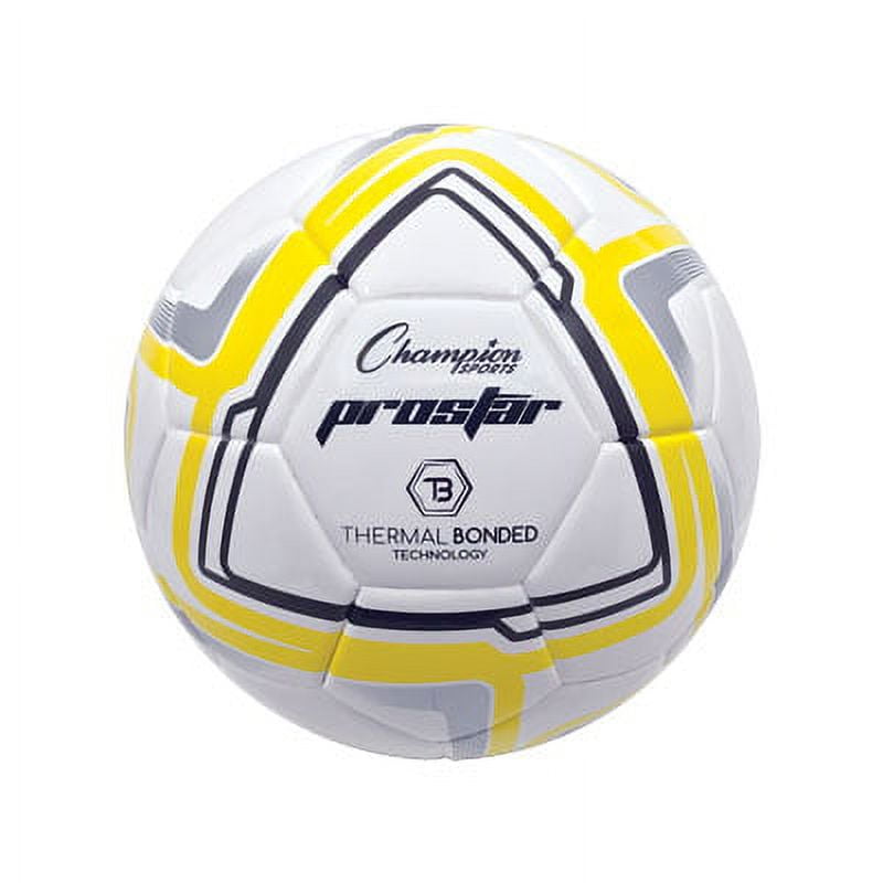 Picture of Champion Sports PRO STAR 3 Pro Star Soccer Ball, Black & White - Size 3
