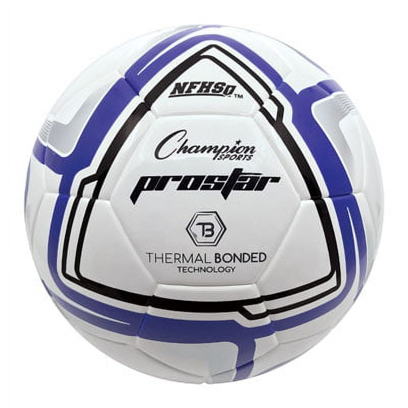 Picture of Champion Sports PRO STAR 5 Pro Star Soccer Ball, Black & White - Size 5
