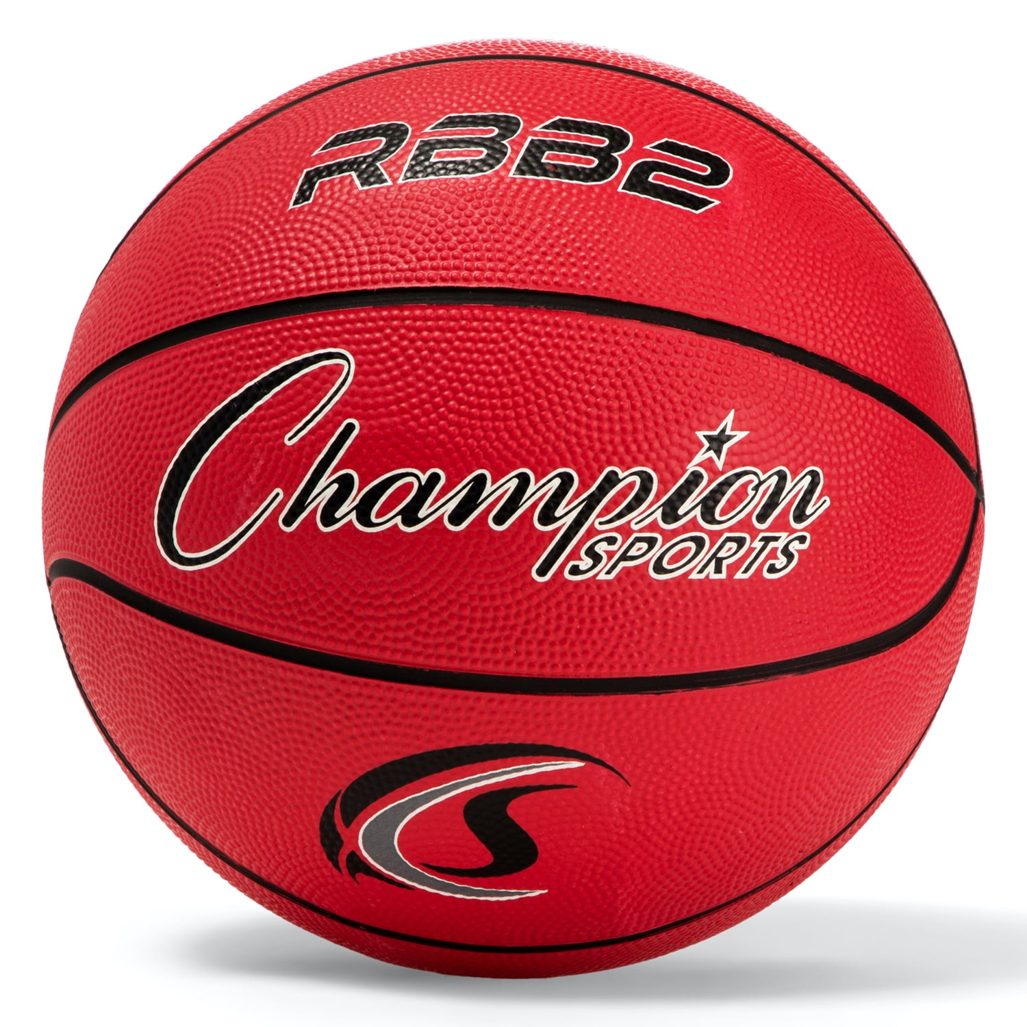 Picture of Champion Sports RBB2RD 27.5 in. Pro Rubber Basketball, Red