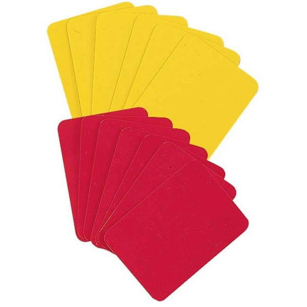 Picture of Champion Sports RWCD Referee Card&#44; 1 Red & 1 Yellow - Set of 2