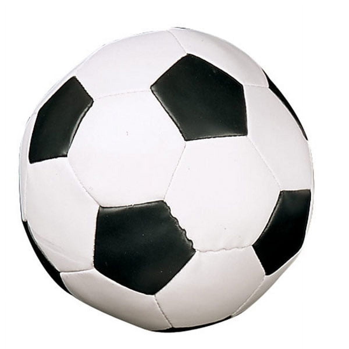 Picture of Champion Sports SB7 Soft Sport Soccer Ball, White & Black