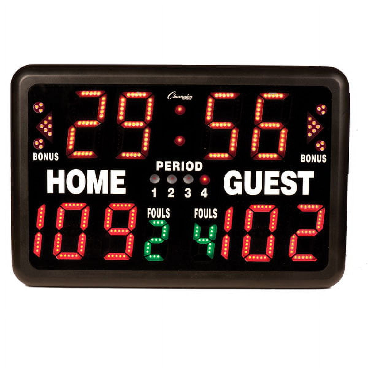 Picture of Champion Sports T90 Multi-Sport Tabletop Indoor Electronic Scoreboard&#44; Black