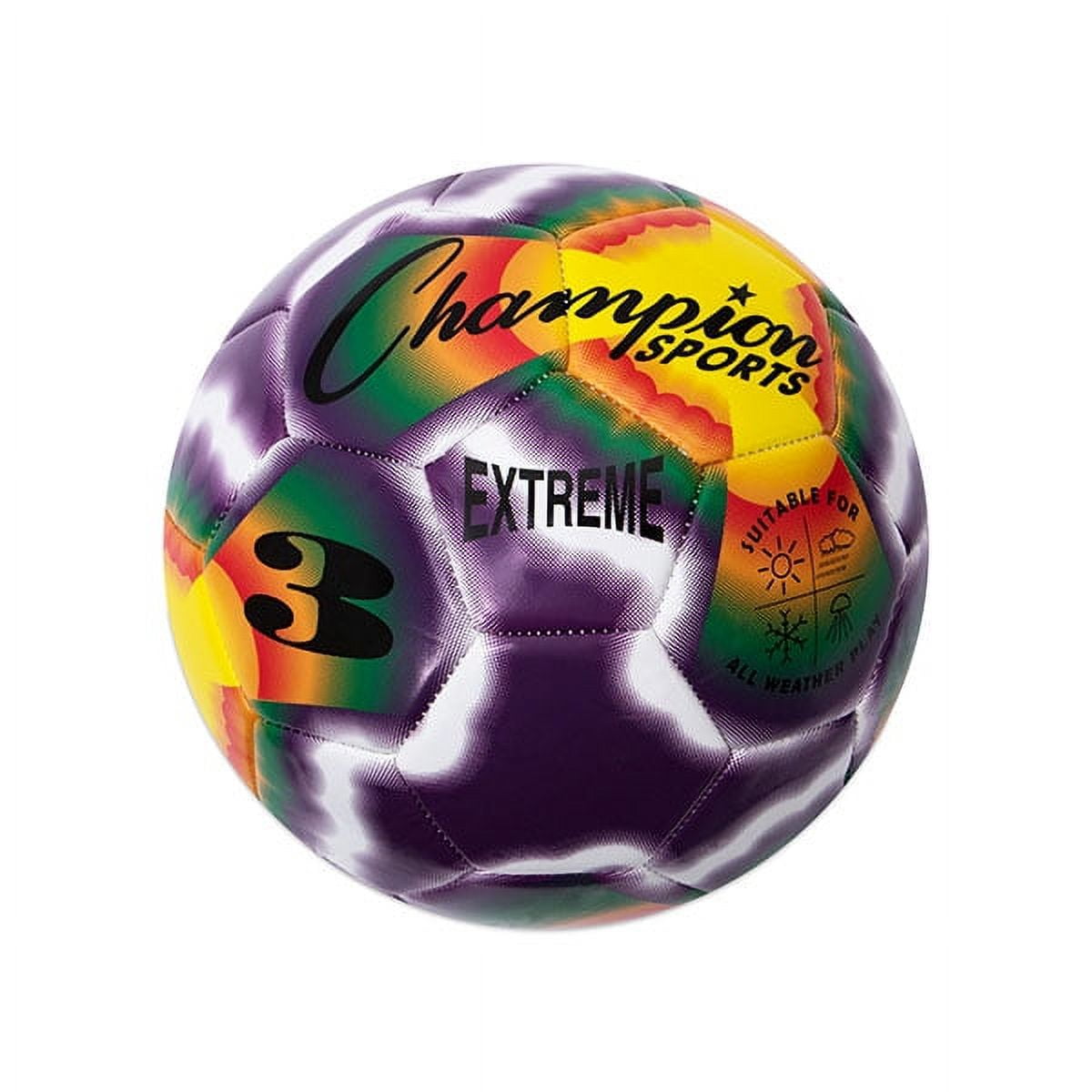 Picture of Champion Sports EXTD3 Extreme Tie Dye Soccer Ball - Size 3