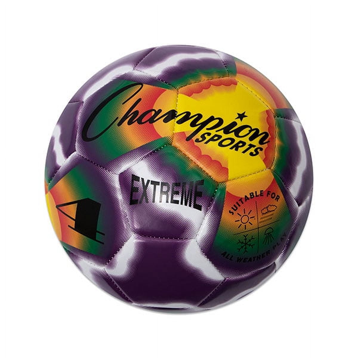 Picture of Champion Sports EXTD4 Extreme Tie Dye Soccer Ball - Size 4