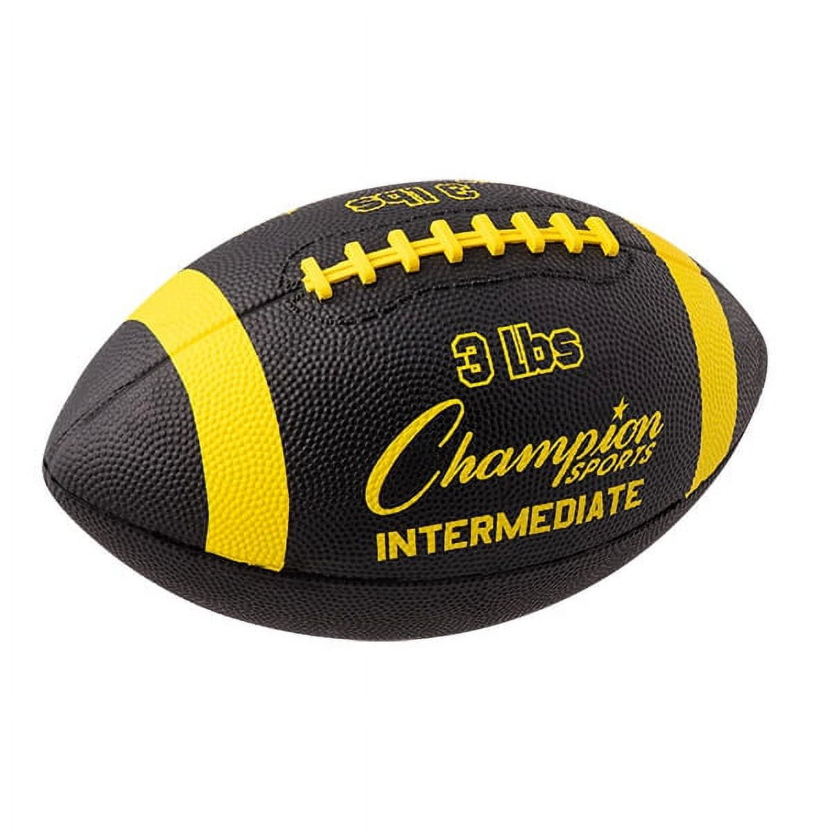Picture of Champion Sports WF32 3 lbs Intermediate Size Football Trainer, Blue & Yellow