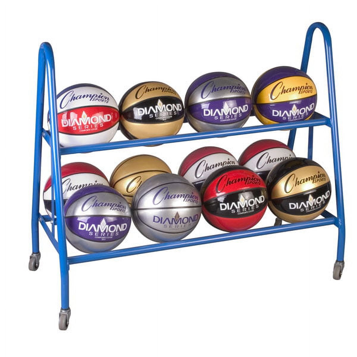 Picture of Champion Sports BRC12 12 Ball Cart, Royal
