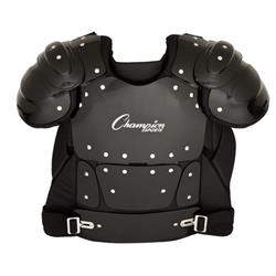 15 in. Outside Plastic Shield Professional Umpire Chest Protector, Black