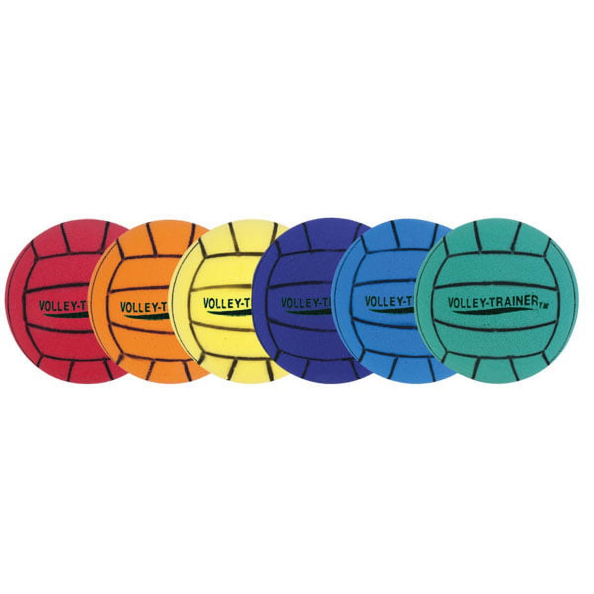 Picture of Champion Sports FVBSET Ultra Foam Volleyball Set&#44; Multicolor - Set of 6