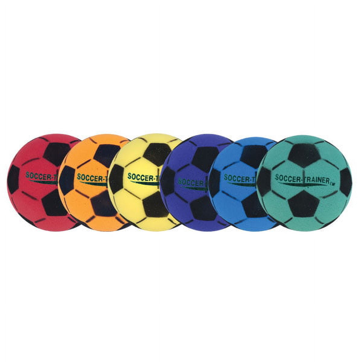 Picture of Champion Sports FSBSET Ultra Foam Soccer Ball Set, Multicolor - Set of 6