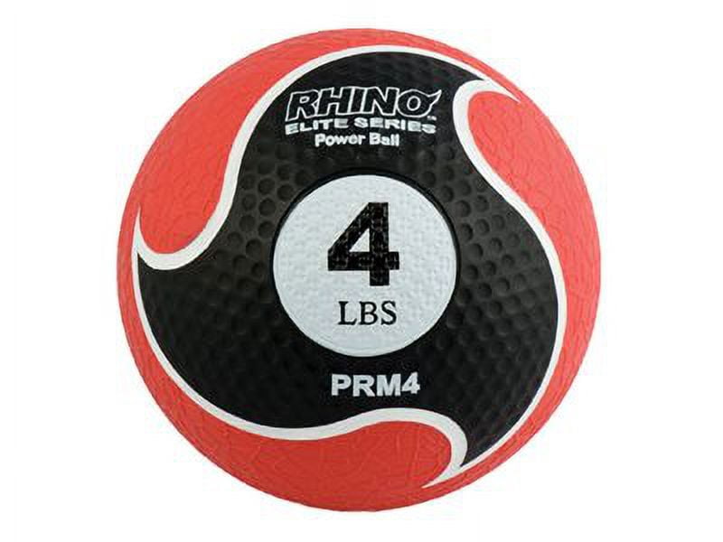 4 lbs Rhino Elite Medicine Ball, Red