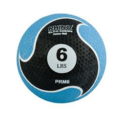 PRM6 6 lbs Rhino Elite Medicine Ball, Blue