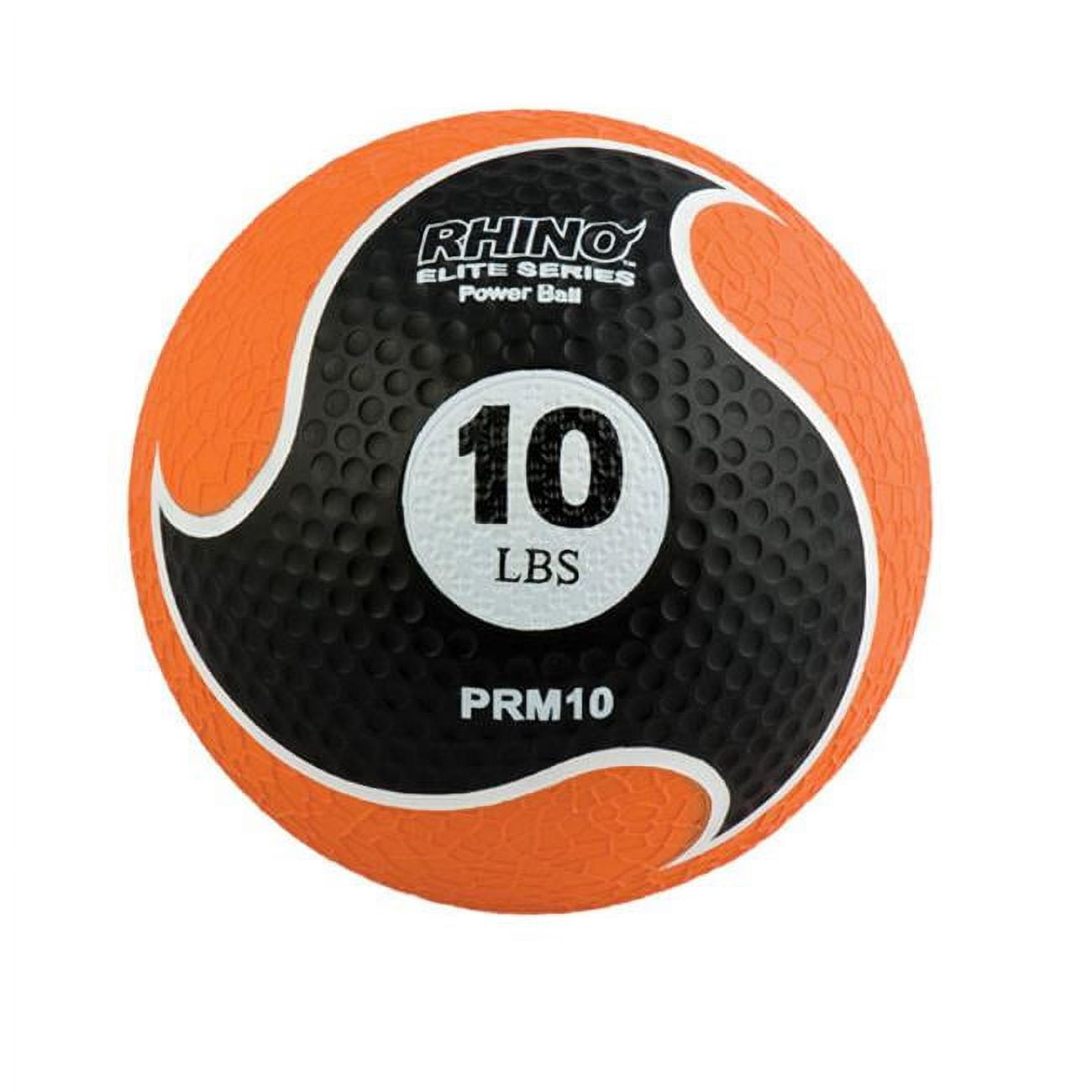 10 lbs Rhino Elite Medicine Ball, Orange
