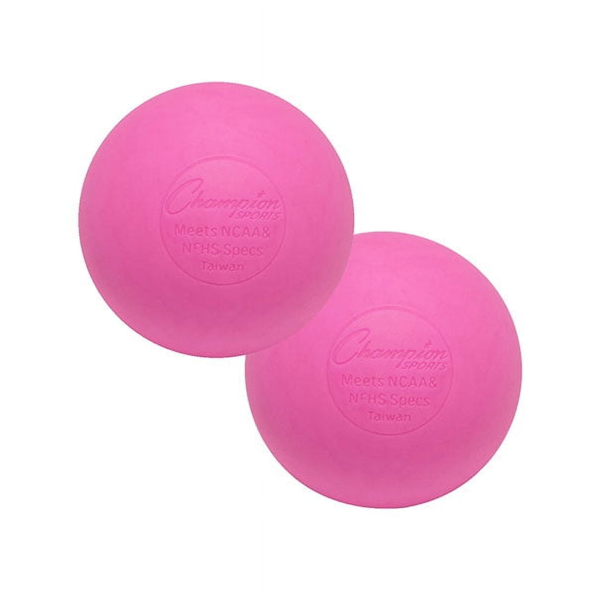 Picture of Champion Sports LBP 2.5 in. Official Lacrosse Ball, Pink - Pack of 12