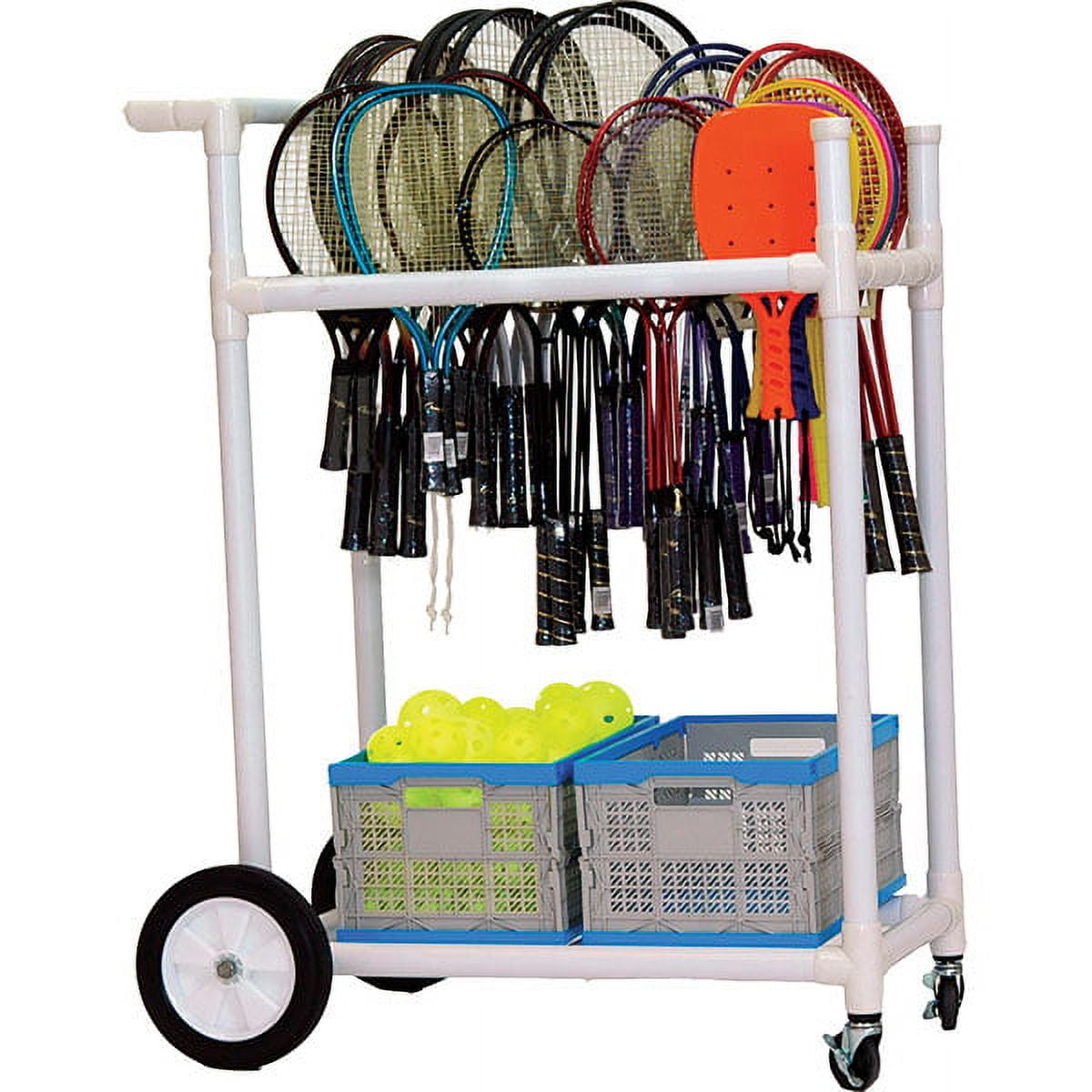 Picture of Champion Sports ATRCT All Terrain ABS Racket Cart&#44; White