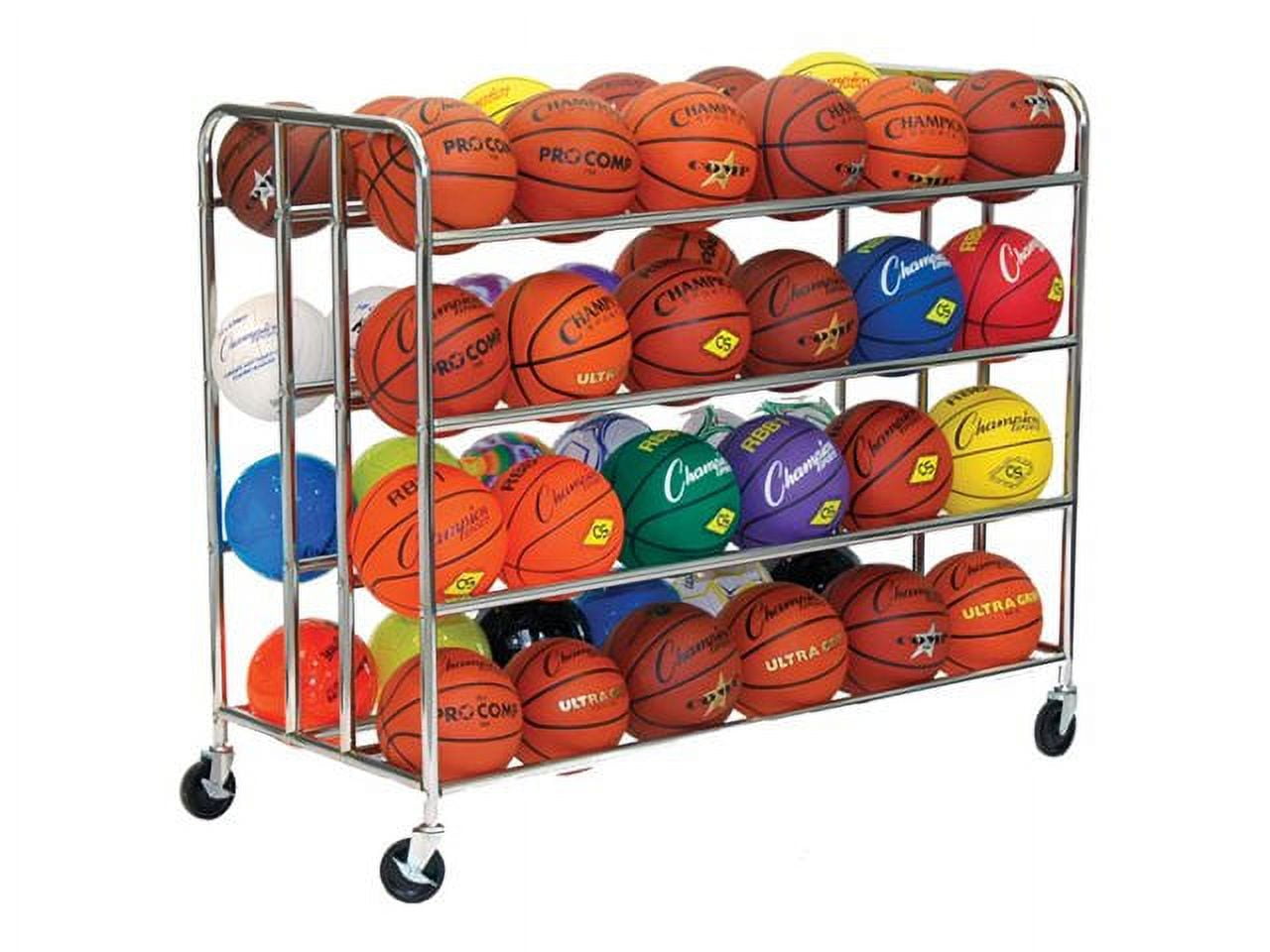 Picture of Champion Sports BRC48 48 Ball Double Ball Rack, Silver