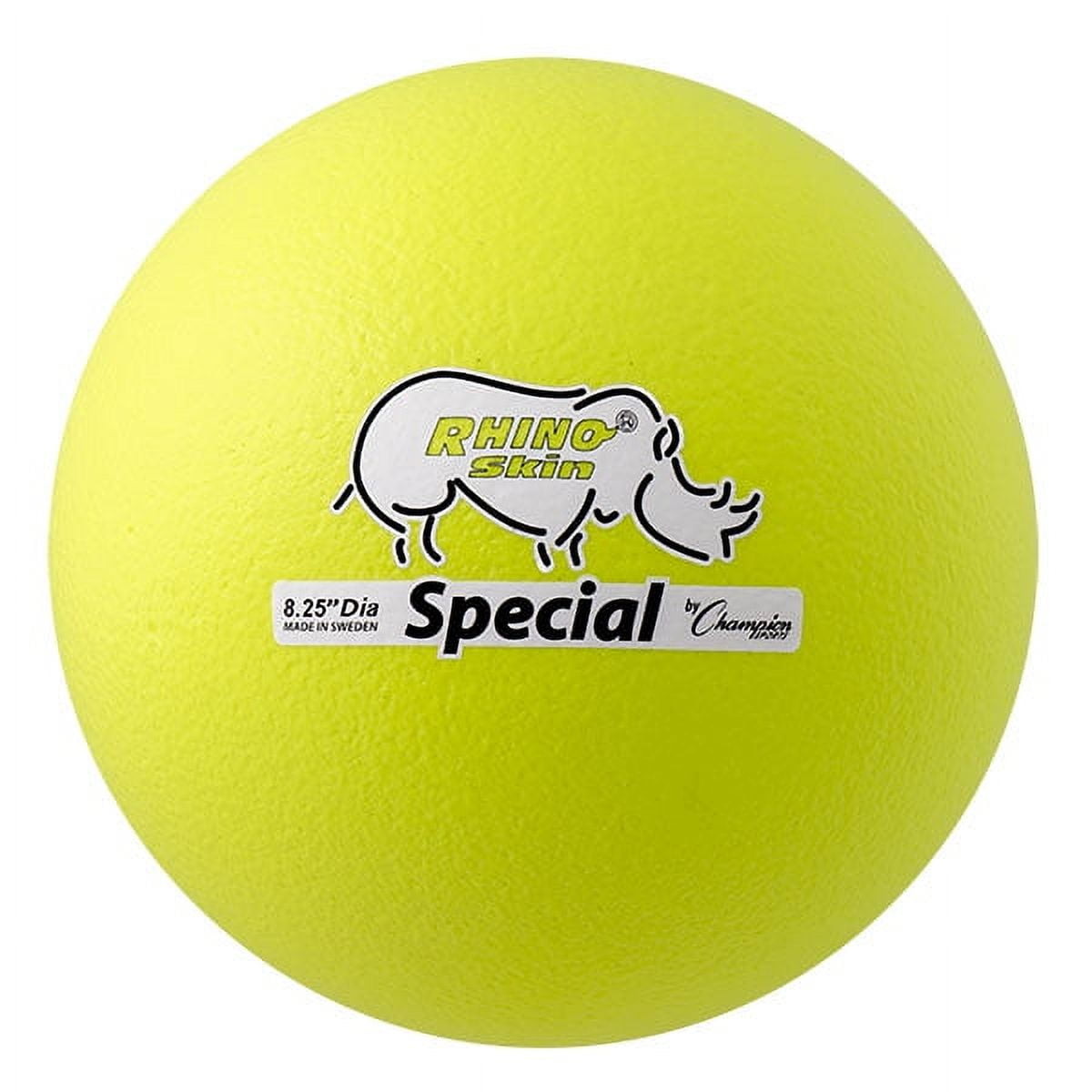 8.5 in. Rhino Skin Ball, Neon Yellow