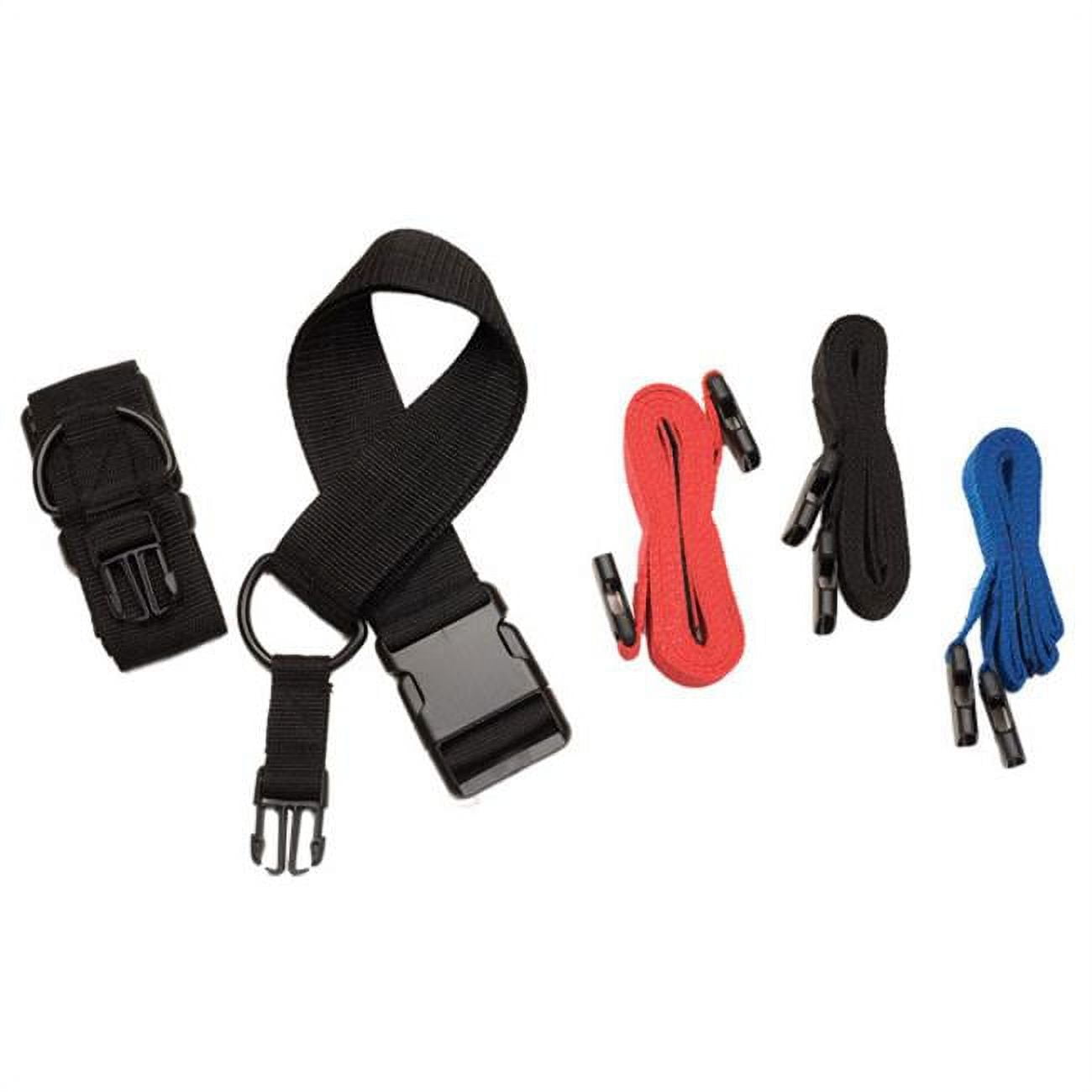 Picture of Champion Sports RT628 Multi-Level Reaction Belt Set, Red & Black & Blue