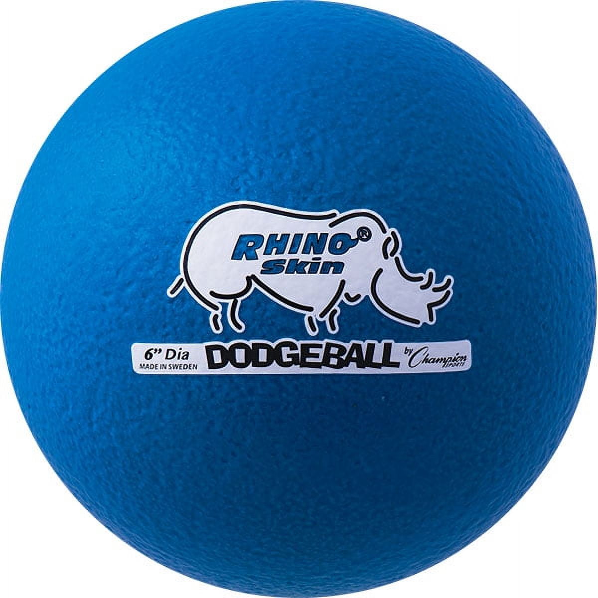 6.3 in. Rhino Skin Ball, Neon Blue