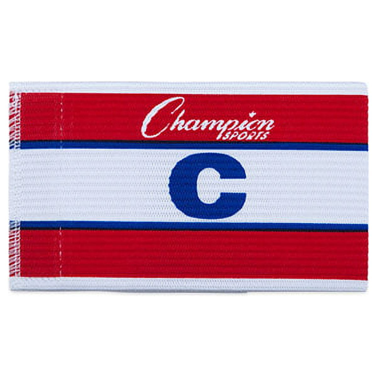 Picture of Champion Sports SCA Official Adjustable Captains Armband, Red & White & Blue