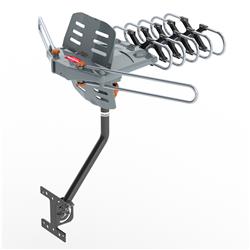Picture of 212 Main PEL-0J38ZZKR-US TA-102G 360 deg Rotating UV Dual-Segment 28-36db Outdoor Antenna without Bracket - Gray