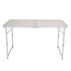 Picture of 212 Main PHO-0RNIBM53-US 120 x 60 x 70 cm Multipurpose Household Supplies Aluminum Alloy Folding Table - White