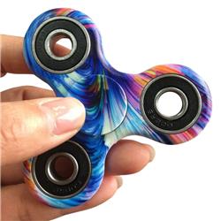 Picture of 212 Main PTO-0060SDGS-US Dazzling 608 Ceramic Bearings Camouflage Trefoil Gyro Hand Spinner Finger Toy with Fine Quality