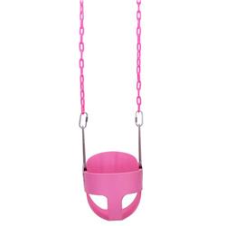 Picture of 212 Main PTO-0WO9FSBN-US Kids Indoor & Outdoor Galvanized Iron Chain Swing with Buckle - Pink