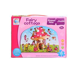 Picture of 212 Main TO2122B53TE4-US Fairy Cottage Shaped Floor Puzzle - 15 Piece