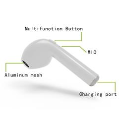 Picture of 212 Main PEL-09YEU21L-US Single Ear Mini Wireless Bluetooth Headsets without Charging Box, White