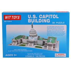 Picture of 212 Main TO21221M6857-US US Capital Building 3D Puzzle Building Toy Brain Teaser - 146 Piece