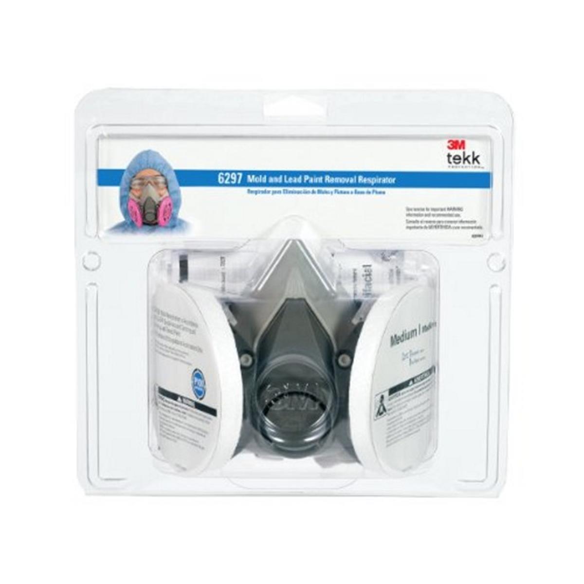 Picture of 3M 34-8708-8287-4 Mold & Lead Paint Removal Respirator&#44; Medium