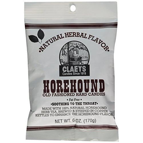 Picture of Claeys 132611 6 oz Horehound Old Fashioned Hard Candies Bag, 
