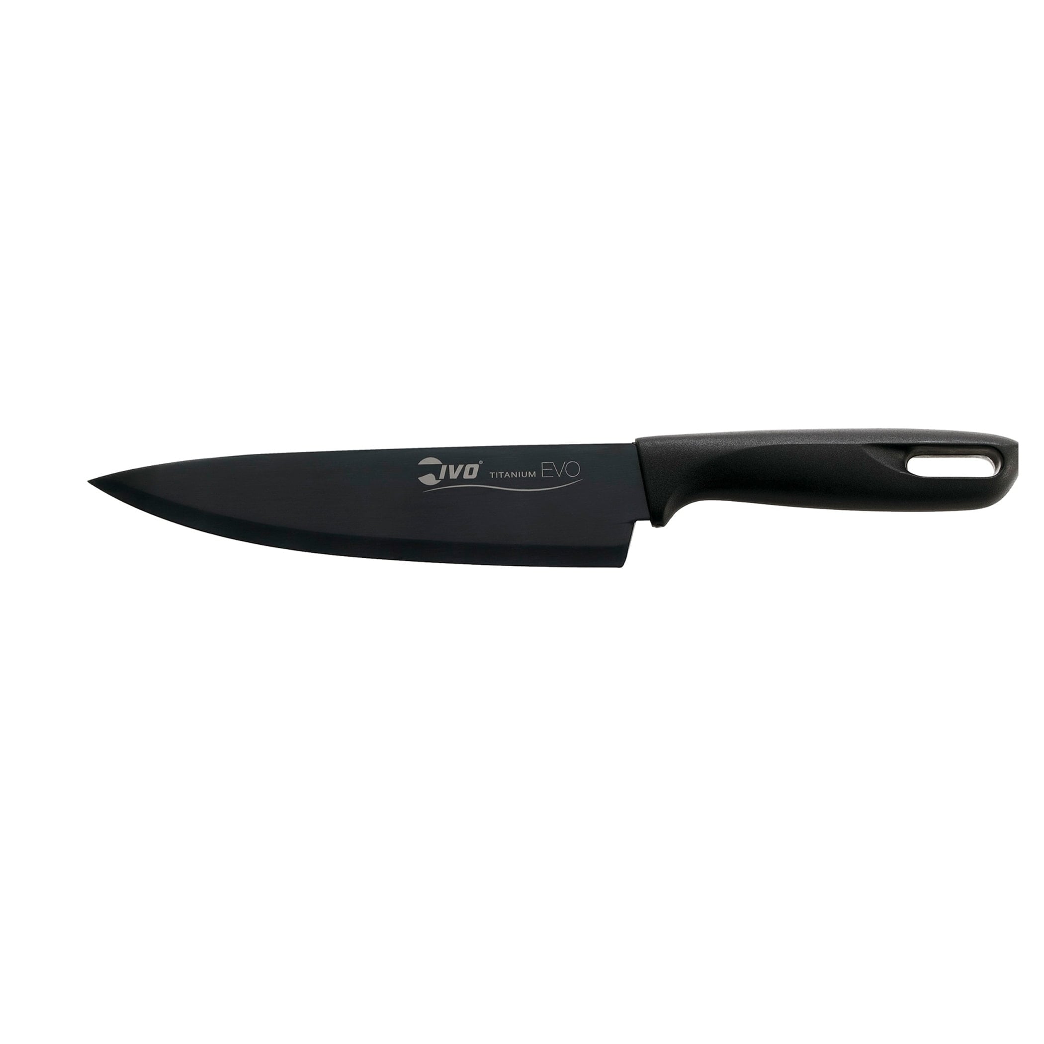 EVO-4 7 in. Chef Knife Titanium Coated with POM Handle