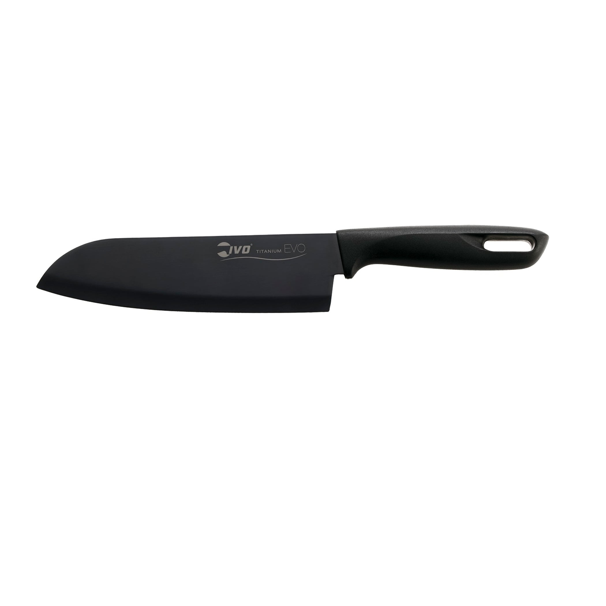 EVO-5 7 in. Santoku Knife Titanium Coated with POM Handle