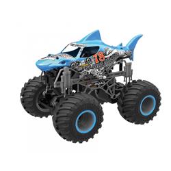 Picture of CIS-Associates 333-19164B-B 1-16 Scale Big Wheel Toy Truck with Shark Body&#44; Blue