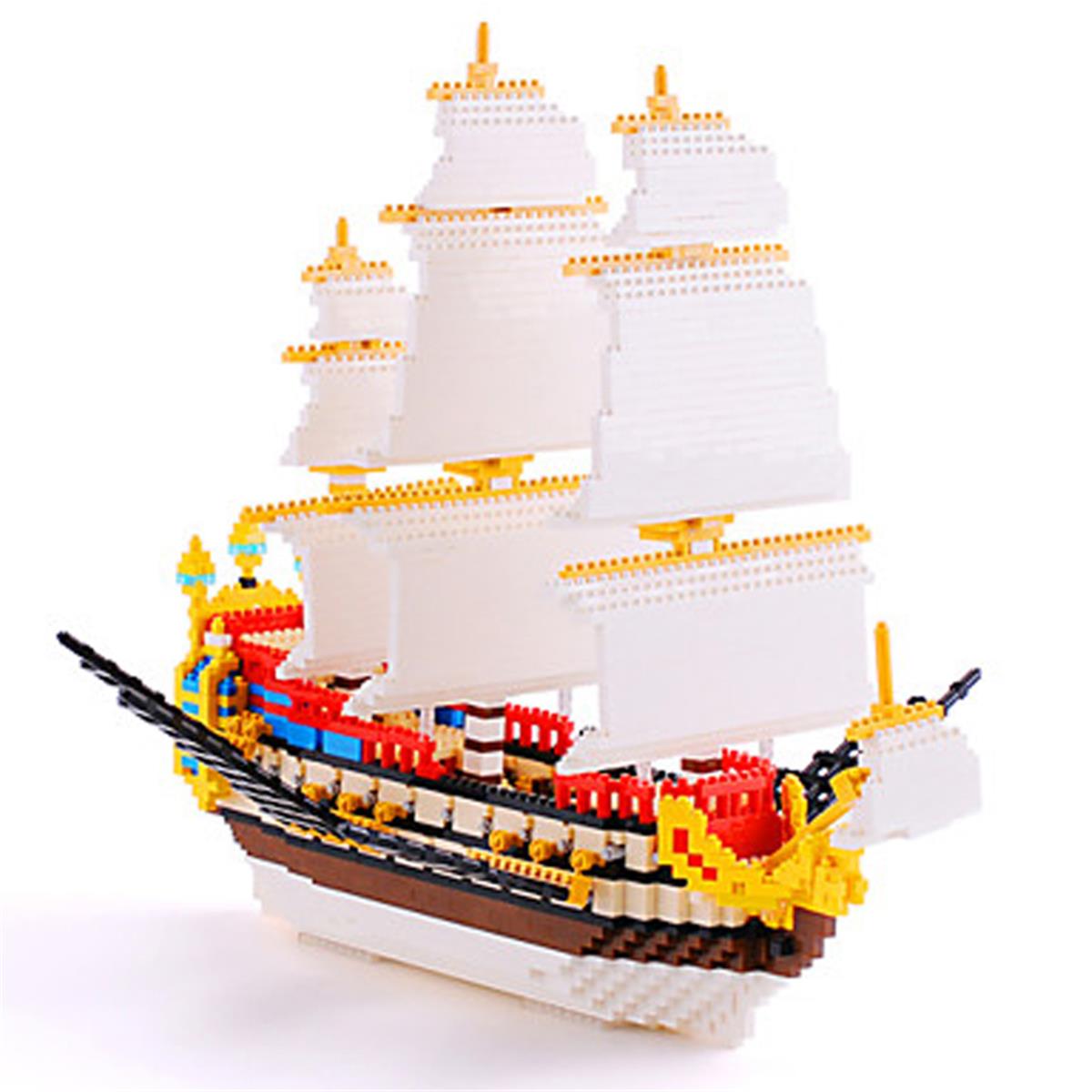 Picture of WL Toys 66501 Sail Ship Micro Blocks Set
