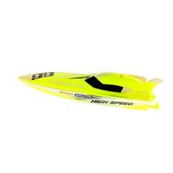 Picture of CIS-Associates 3312M-Y Micro 2.4 GHz Deep V Speed Boat with Decals&#44; Yellow