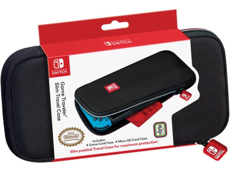 R.D.S INDUSTRIES Nintendo Switch Slim Travel Case - Black