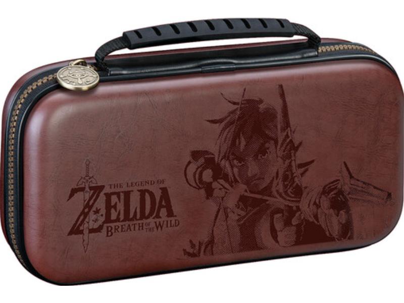 RDS 663293110872 Zelda Breath of the Wild Debossed Design Deluxe Travel Case for Nintendo Switch