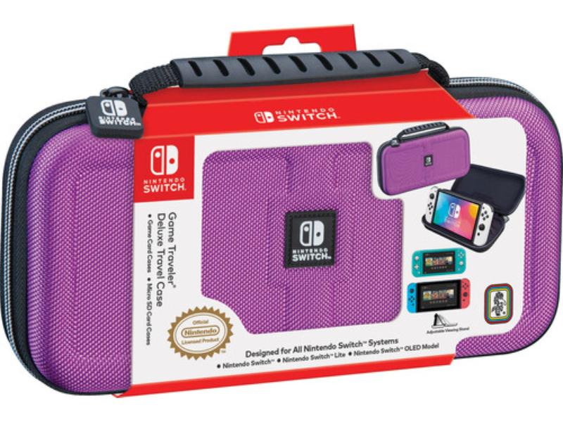 RDS Industries Nintendo Switch Game Traveler Deluxe Case - Purple