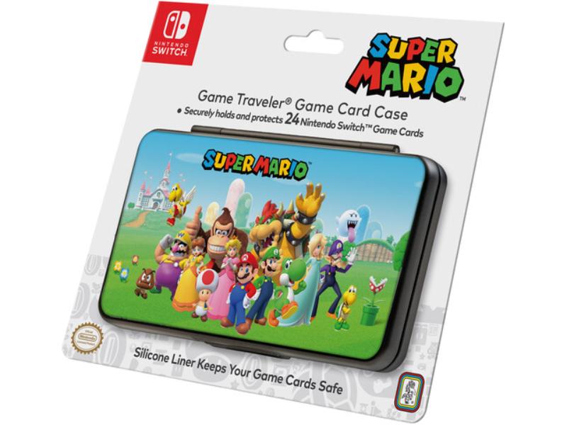RDS 663293112944 Game Card Case for Nintendo Switch, Super Mario Design - 24 Card